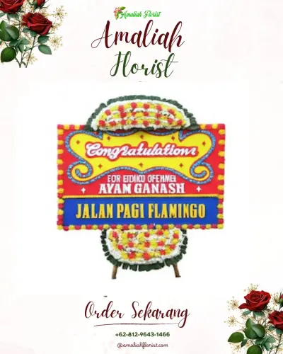 Bunga Papan Congratulation di Yehu